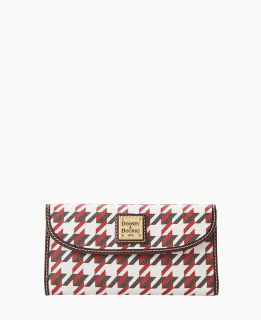 Houndstooth Continental Clutch